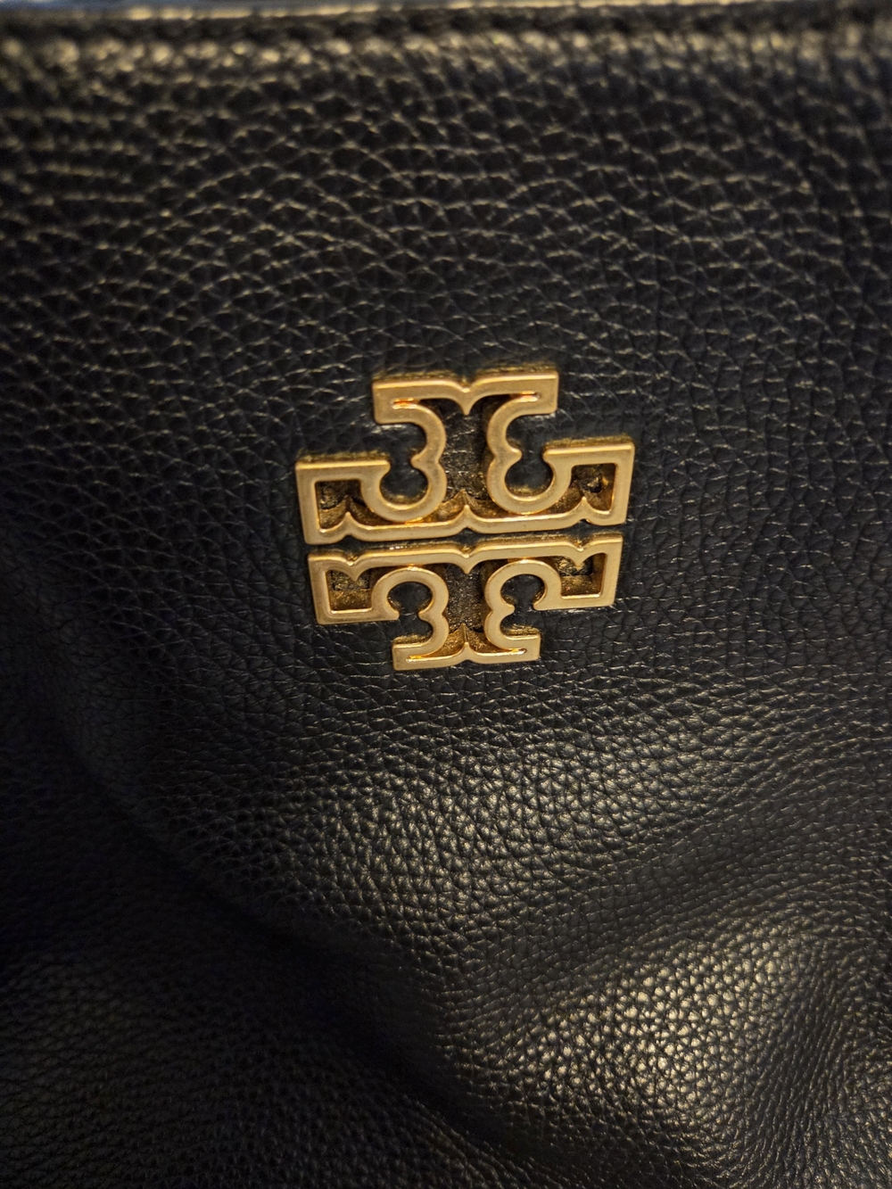 Tory Burch Black Leather Chain Tote - Picture 9 of 10